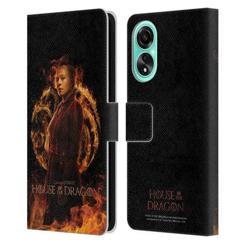 House Of The Dragon: Television Series Key Art Rhaenyra Leather Book Wallet Case Cover For OPPO A78 4G