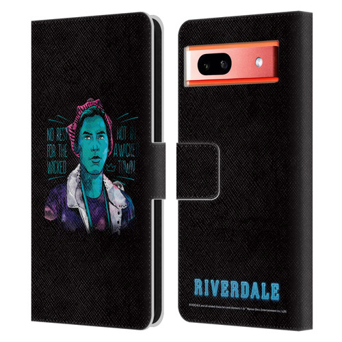 Riverdale Art Jughead Jones Leather Book Wallet Case Cover For Google Pixel 7a