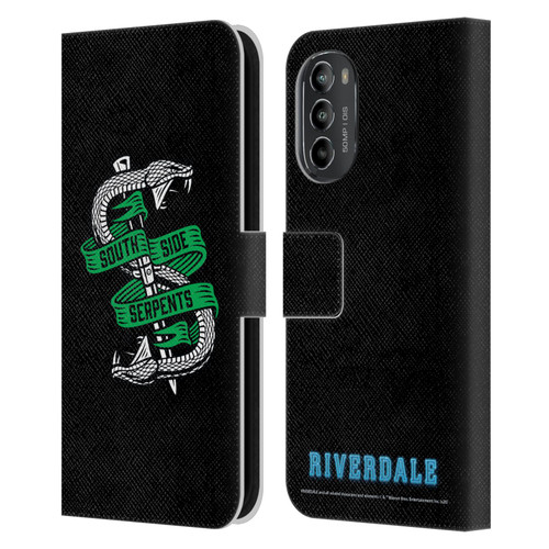 Riverdale Art South Side Serpents Leather Book Wallet Case Cover For Motorola Moto G82 5G