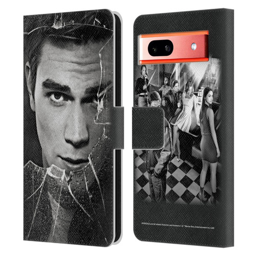 Riverdale Broken Glass Portraits Archie Andrews Leather Book Wallet Case Cover For Google Pixel 7a