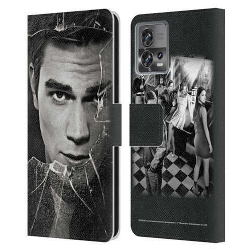 Riverdale Broken Glass Portraits Archie Andrews Leather Book Wallet Case Cover For Motorola Moto Edge 30 Fusion