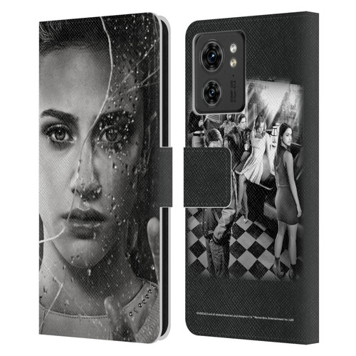 Riverdale Broken Glass Portraits Betty Cooper Leather Book Wallet Case Cover For Motorola Moto Edge 40