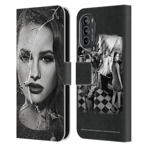 Riverdale Broken Glass Portraits Cheryl Blossom Leather Book Wallet Case Cover For Motorola Moto G82 5G