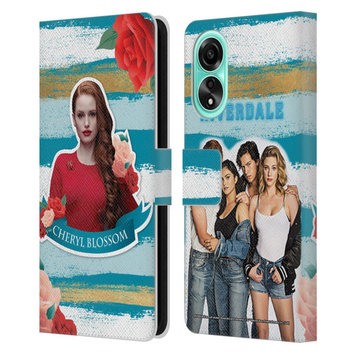 Riverdale Graphics Cheryl Blossom Leather Book Wallet Case Cover For OPPO A78 4G