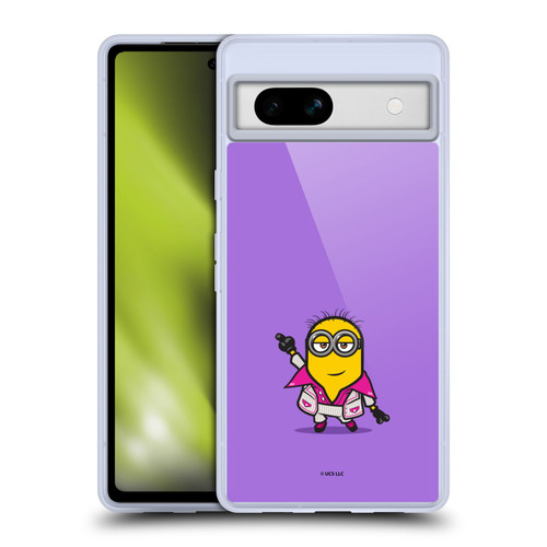 Minions Rise of Gru(2021) 70's Phil Soft Gel Case for Google Pixel 7a