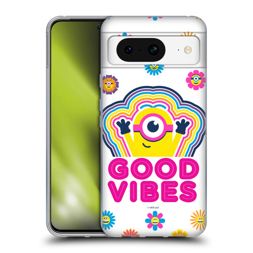 Minions Rise of Gru(2021) Day Tripper Good Vibes Soft Gel Case for Google Pixel 8