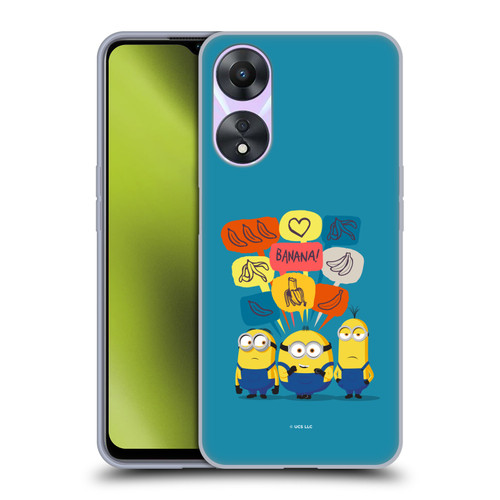 Minions Rise of Gru(2021) Graphics Speech Bubbles Soft Gel Case for OPPO A78 5G