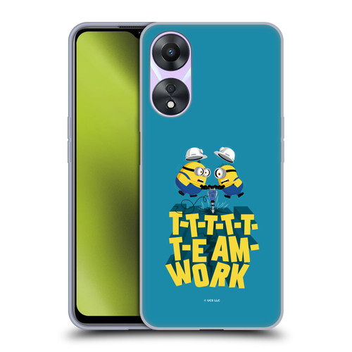 Minions Rise of Gru(2021) Graphics Teamwork Soft Gel Case for OPPO A78 5G