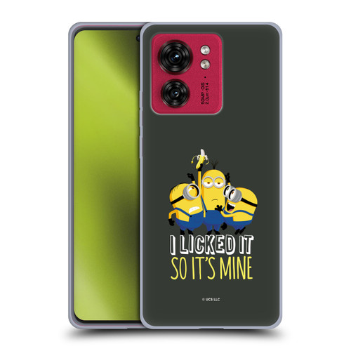 Minions Rise of Gru(2021) Humor Banana Soft Gel Case for Motorola Moto Edge 40