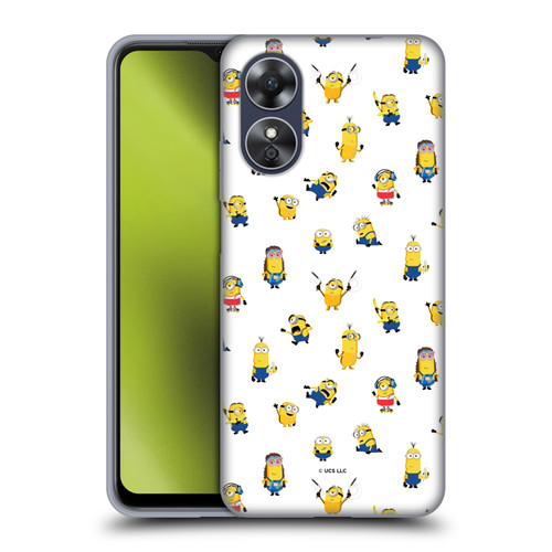 Minions Rise of Gru(2021) Humor Costume Pattern Soft Gel Case for OPPO A17