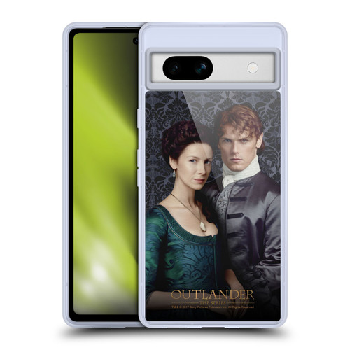 Outlander Portraits Claire & Jamie Soft Gel Case for Google Pixel 7a