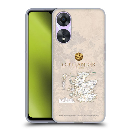 Outlander Seals And Icons Map Soft Gel Case for OPPO A78 4G