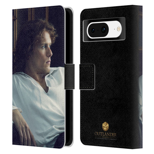 Outlander Characters Jamie White Shirt Leather Book Wallet Case Cover For Google Pixel 8