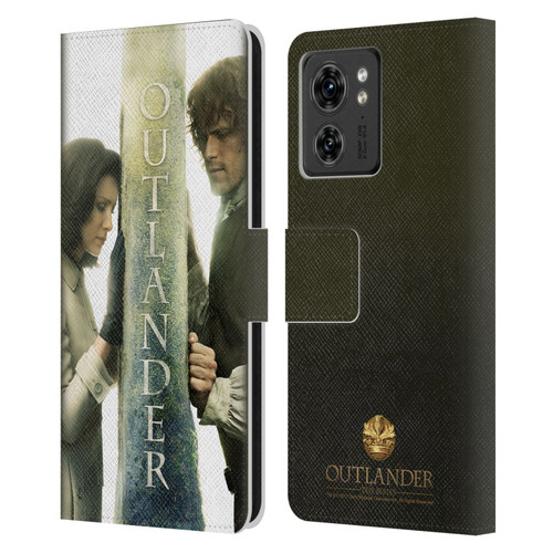 Outlander Key Art Season 3 Poster Leather Book Wallet Case Cover For Motorola Moto Edge 40