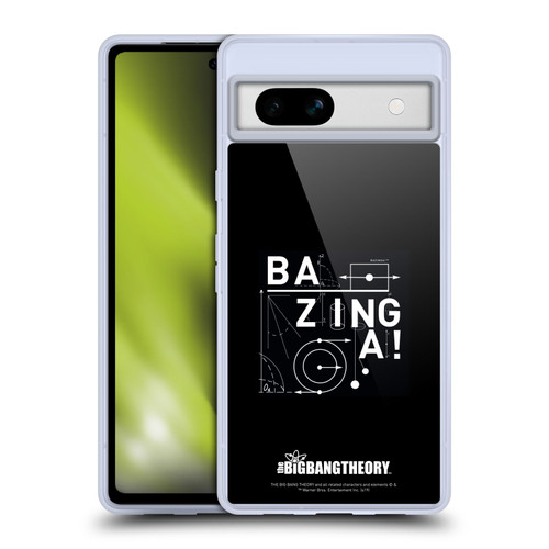 The Big Bang Theory Bazinga Physics Soft Gel Case for Google Pixel 7a