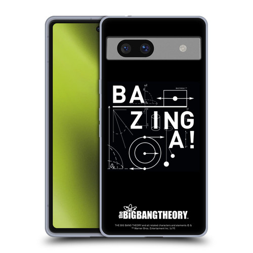 The Big Bang Theory Bazinga Physics Soft Gel Case for Google Pixel 7a