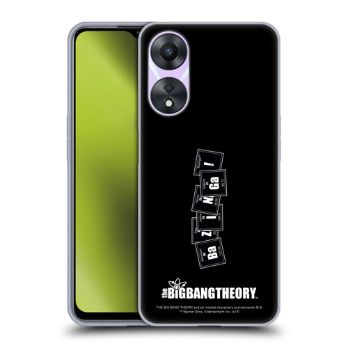 The Big Bang Theory Bazinga Elements Soft Gel Case for OPPO A78 5G