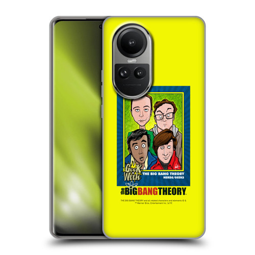 The Big Bang Theory Graphics Arts 2 Poster Soft Gel Case for OPPO Reno10 5G / Reno10 Pro 5G