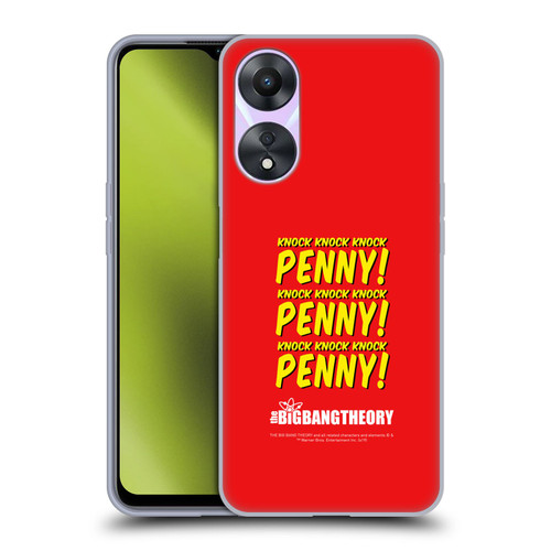 The Big Bang Theory Iconic Sheldon Knock Soft Gel Case for OPPO A78 5G