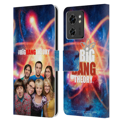 The Big Bang Theory Key Art Season 8 Leather Book Wallet Case Cover For Motorola Moto Edge 40