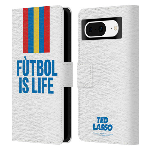 Ted Lasso Season 1 Graphics Futbol Is Life Leather Book Wallet Case Cover For Google Pixel 8
