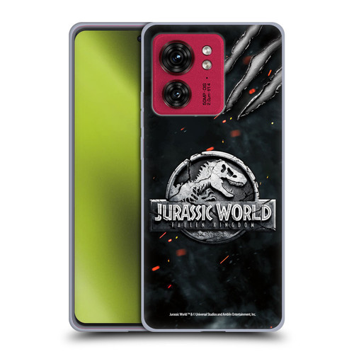 Jurassic World Fallen Kingdom Logo Dinosaur Claw Soft Gel Case for Motorola Moto Edge 40