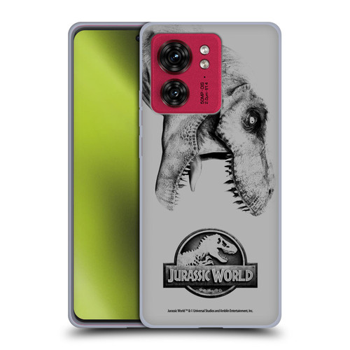Jurassic World Fallen Kingdom Logo T-Rex Soft Gel Case for Motorola Moto Edge 40