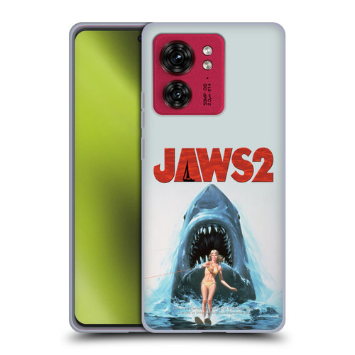 Jaws II Key Art Wakeboarding Poster Soft Gel Case for Motorola Moto Edge 40