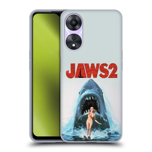 Jaws II Key Art Wakeboarding Poster Soft Gel Case for OPPO A78 5G