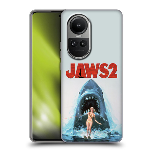 Jaws II Key Art Wakeboarding Poster Soft Gel Case for OPPO Reno10 5G / Reno10 Pro 5G