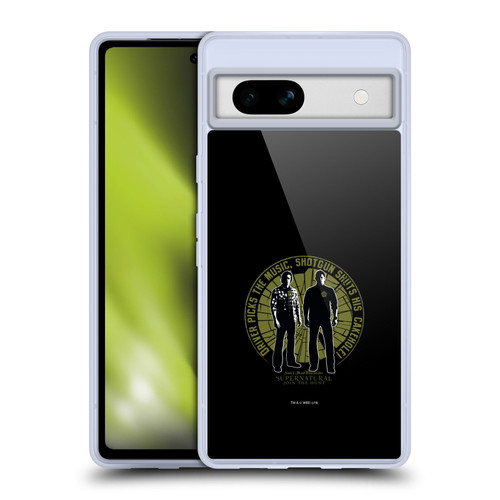 Supernatural Graphic Sam & Dean Soft Gel Case for Google Pixel 7a