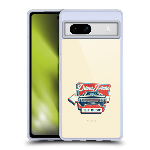 Supernatural Vectors Driver Picks Soft Gel Case for Google Pixel 7a