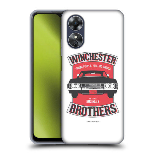 Supernatural Vectors Winchester Brothers 2 Soft Gel Case for OPPO A17