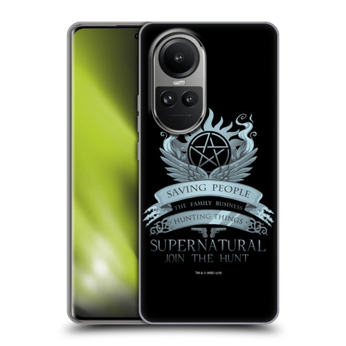 Supernatural Vectors Saving People Logo Soft Gel Case for OPPO Reno10 5G / Reno10 Pro 5G