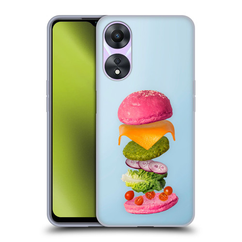 Pepino De Mar Foods Burger 2 Soft Gel Case for OPPO A78 4G