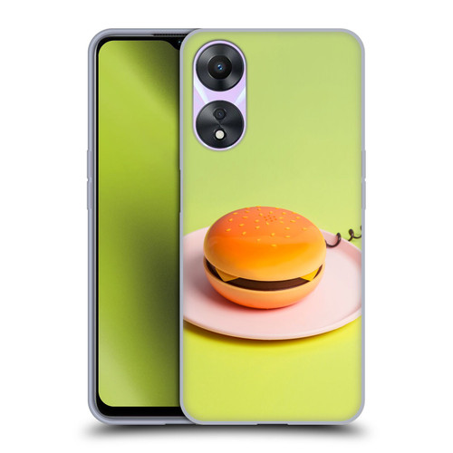 Pepino De Mar Foods Burger Soft Gel Case for OPPO A78 5G