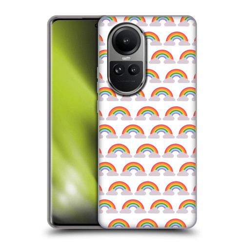 Pepino De Mar Rainbow Pattern Soft Gel Case for OPPO Reno10 5G / Reno10 Pro 5G
