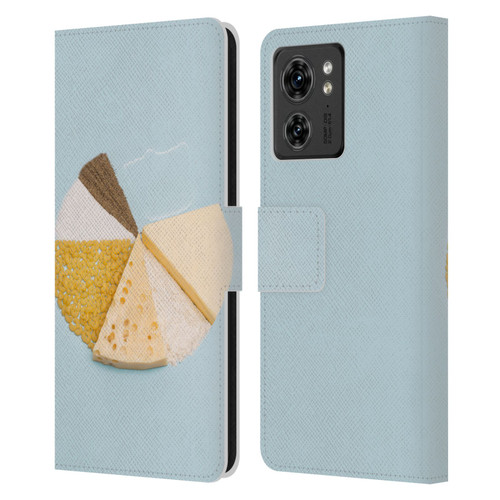 Pepino De Mar Foods Pie Leather Book Wallet Case Cover For Motorola Moto Edge 40