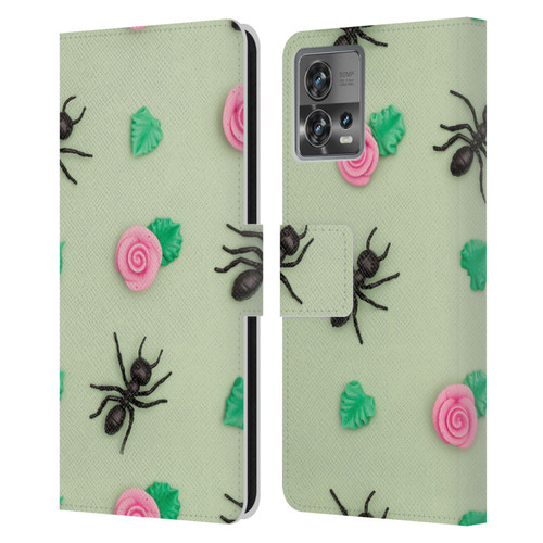 Pepino De Mar Patterns 2 Ant Leather Book Wallet Case Cover For Motorola Moto Edge 30 Fusion