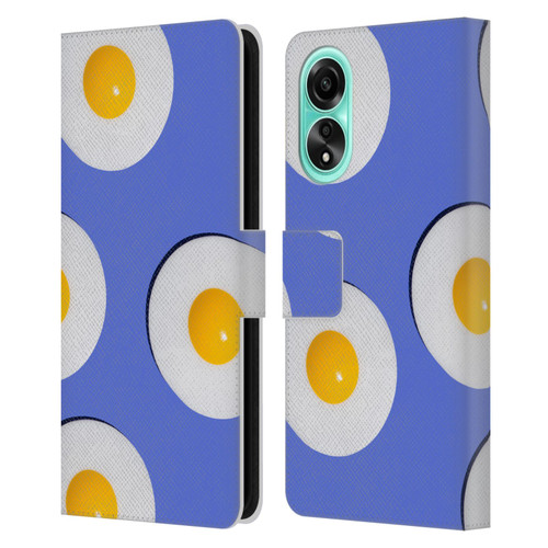 Pepino De Mar Patterns 2 Egg Leather Book Wallet Case Cover For OPPO A78 4G