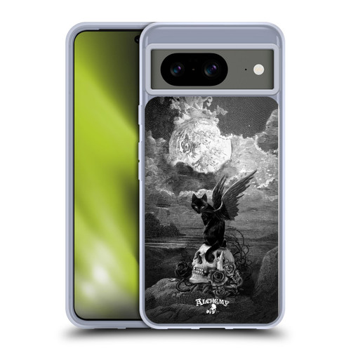 Alchemy Gothic Cats Nine Lives Of Poe Skull Soft Gel Case for Google Pixel 8