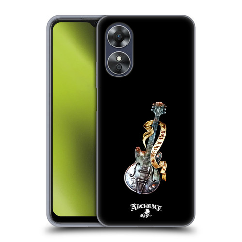 Alchemy Gothic Illustration Rock'it 56 Guitar Soft Gel Case for OPPO A17