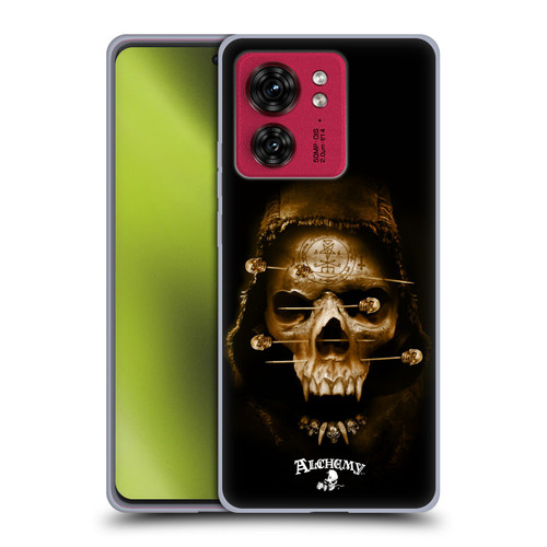 Alchemy Gothic Skull Death Fetish Soft Gel Case for Motorola Moto Edge 40
