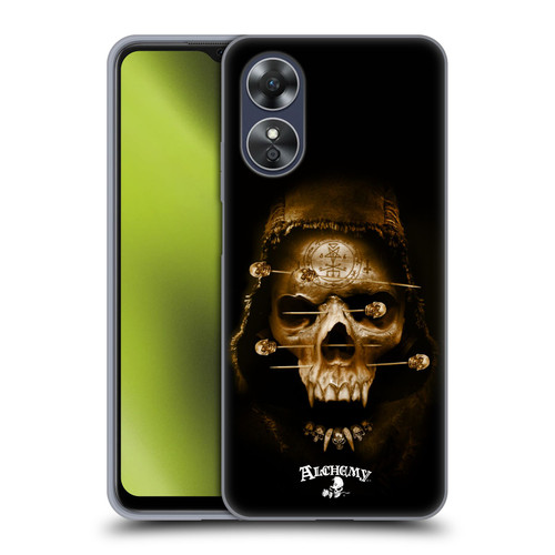 Alchemy Gothic Skull Death Fetish Soft Gel Case for OPPO A17