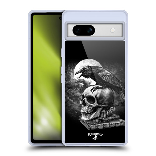 Alchemy Gothic Wing Poe's Raven Soft Gel Case for Google Pixel 7a