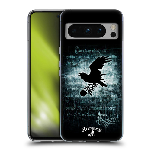 Alchemy Gothic Wing Nevermore Soft Gel Case for Google Pixel 8 Pro
