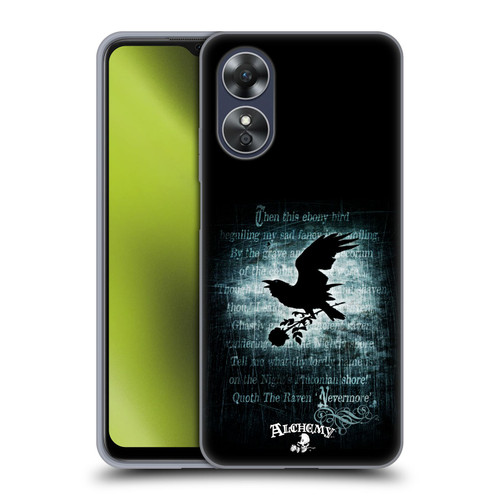 Alchemy Gothic Wing Nevermore Soft Gel Case for OPPO A17