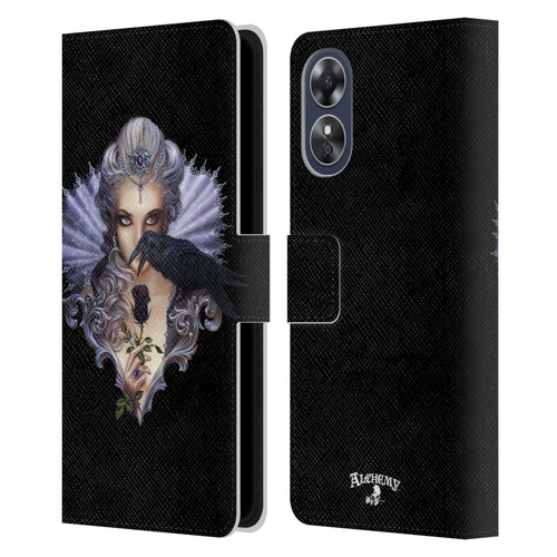 Alchemy Gothic Woman Ravenous Leather Book Wallet Case Cover For OPPO A17