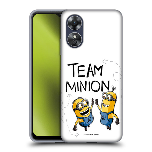 Despicable Me Minion Graphics Team High Five Soft Gel Case for OPPO A17
