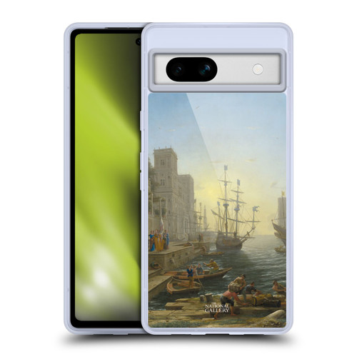 The National Gallery Nature Seaport With The Embarkation Of Saint Ursula Soft Gel Case for Google Pixel 7a